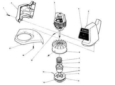 Part Location Diagram of 33-8940 Lawn Boy Saddle-Spool Cap